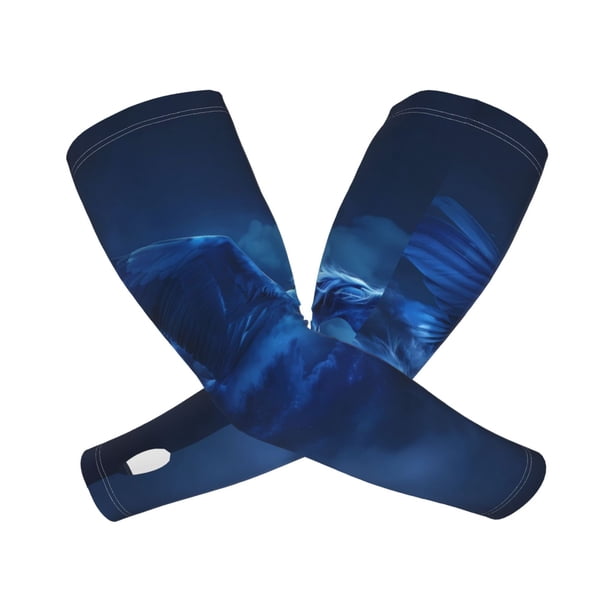 Balery Pegasus Night Sky Mangas Refrescantes para Brazos para Hombre y Mujer – Transpirables y Absorbentes de Humedad para Mujeres, Hombres y Niños