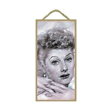 - LUCILLE BALL I Love Lucy Primitive Wood Hanging Sign 5
