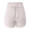 thumbnail image 5 of Audhol Yoga Shorts for Women Women Athletic Active Yoga Short Shorts Booty Shorts Mini Hot Pants Sport Leggings Activewear Workout Sweat Running Shorts with Pockets Women Workout Shorts White 2XL, 5 of 6