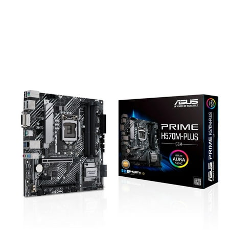 ASUS Tek PRIME H570M-PLUS-CSM Prime H570M-Plus Csm H570 LGA1200 Max.128GB DDR4 HDMI DP Windows 10 Microatx Motherboard