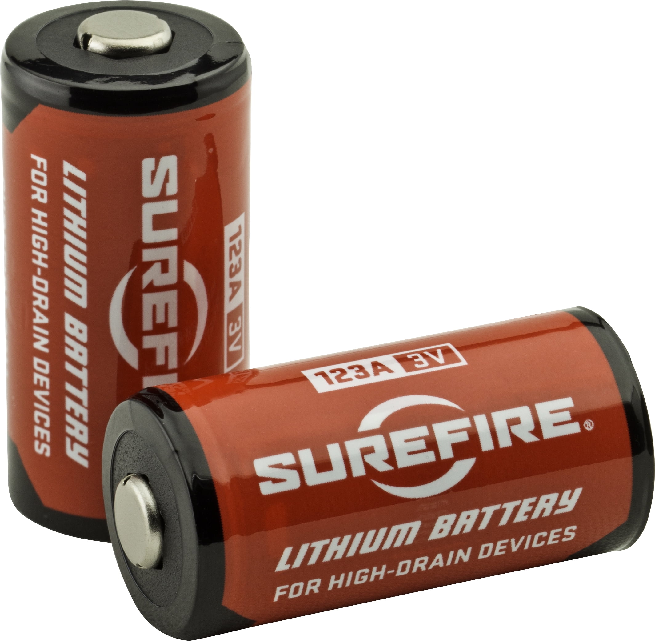 (3 pack) SureFire CR123A Lithium Battery, 3V with 10-Year Shelf-life. High Performance Lithium Battery, 2 Pack