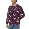 thumbnail image 3 of Naloa Space Dinosaur Men’s Hoodies, Zip up Hoodie, Sweatshirts,Hoodies for Men Sizes S-3XL-XX-Large, 3 of 5