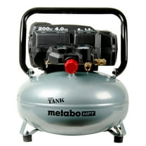 Metabo HPT Air Compressor, THE TANK, Portable Pancake Air Compressor 200 PSI, 6 Gallon Tank, Versatile for Use with Framing, Siding, Finish, Brad or Roofing Nailers, EC914S