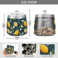 thumbnail image 2 of Yayeee Ashtray with Lid for Cigarette Smokeless Stainless Steel Home Ash Holder, Green Lemons, 2 of 7