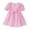 Pinks, variant on Spring Dresses for Girls Baby Girls'Summer Dresses, Casual Ruffle Round Neck Short Sleeve Beach Sundress, Back Button Down A-Line Loose Flowy Party Dresses New Pinks 5T