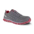 thumbnail image 2 of Men's Reebok Work RB4048 Sublite Cushion Work Alloy Toe Oxford Grey/Red Microfiber/Mesh 11.5 W, 2 of 5