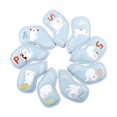 thumbnail image 5 of 9Pcs Golf Club Head Covers Sticky Closure for Women Men Golf Iron Covers Set Blue, 5 of 8