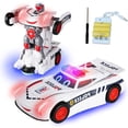 thumbnail image 1 of 2024 New Electric Universal Deformation Police Toy Car with Light, Transform Engineering Car Toy, Transforming Police Car Toy, Transforming Police Car Toy with Light and Siren, 1 of 6