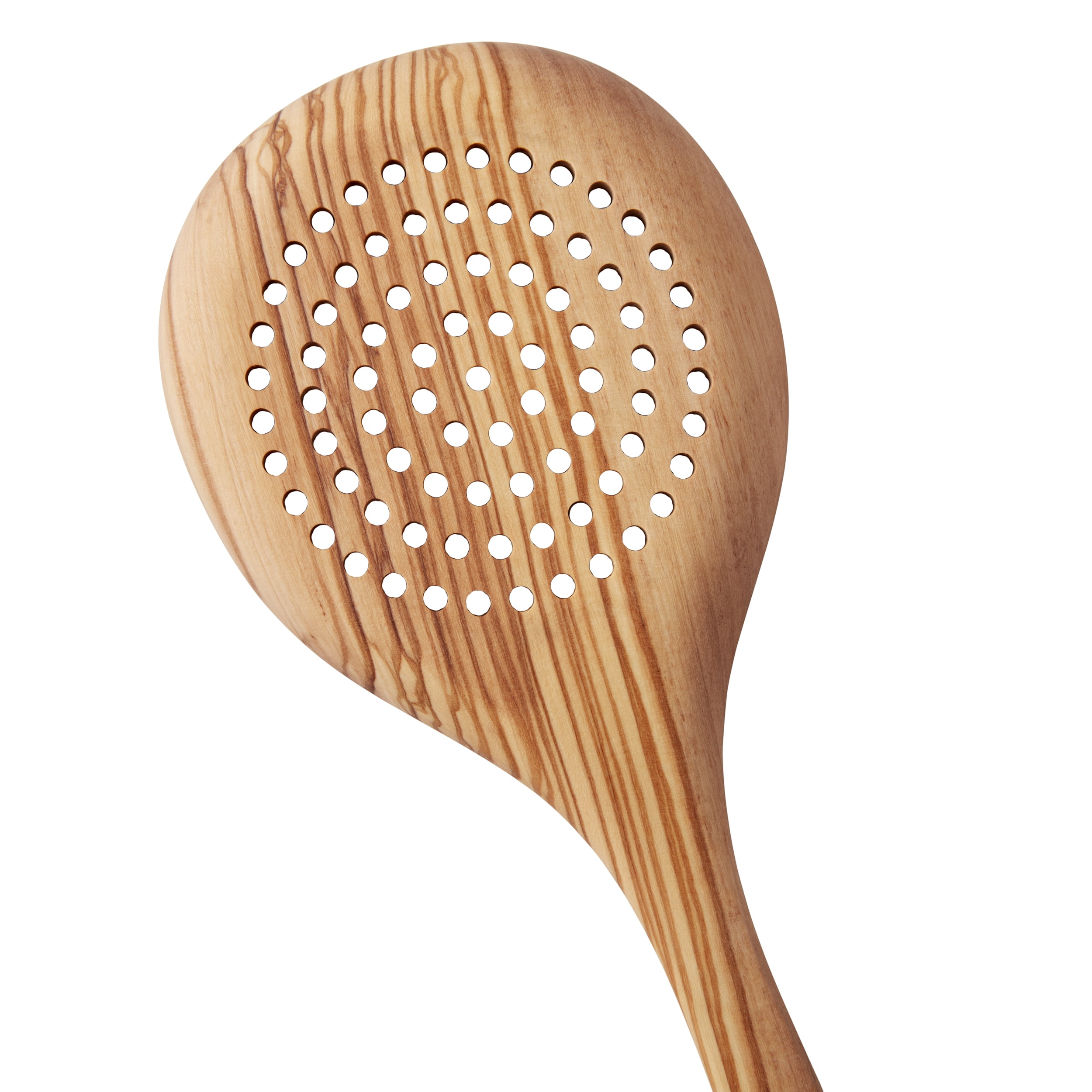 The Pioneer Woman Rustic Olive Wood Slotted Spoon