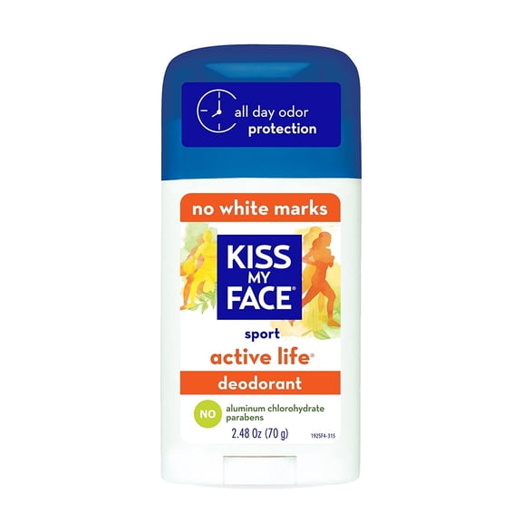 Kiss My Face Deodorant Active Life Sport Aluminum Free 2.48 oz