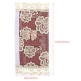 thumbnail image 2 of 2pcs Refrigerator Door Handle Covers Cloth Embroidered Lace Strip Door Handle Protector, 2 of 8