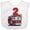 AA-White, variant on Inktastic 2nd Birthday Fire Truck Boys or Girls Baby Bib