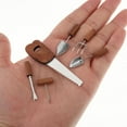 thumbnail image 6 of Kokiya 6 Pieces Miniature Garden Tools DIY Accessory Multi Tool Miniature Dollhouse Set, 6 of 8