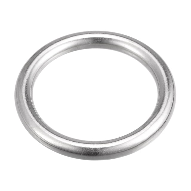 Unique Bargains 316 Stainless Steel Round Ring 50mm ID 8mm Thick