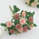 thumbnail image 4 of Flores Artificiales de Seda, 10 cabezas de Pintura al Óleo, Crisantemo y Hortensia, Rosa, 4 of 4