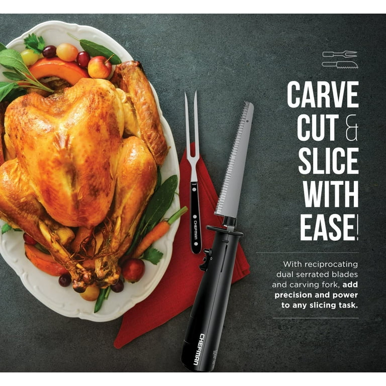 This Electric Knife That Carved Large Roasts Like a Mini Chainsaw in Our  Tests Is Only $40 at