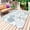 Teal Blue, variant on Outdoor Rug 3' x 5', Aqua Teal Coastal Large Carpet Area Rugs for Patio, RV, Deck, Summer Beach Starfish Coral Nautical Water Absorption Camping Rug, Lightweight Washable Rugs Runner
