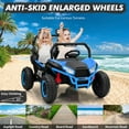 thumbnail image 7 of 24V Ride On UTV for Kids, Electric UTV Car with Remote Control, 2 Seater, Kids Electric Cars Vehicles for Boys Girls, 20'' Spacious Seat, Metal Frame, Music, 3 Speeds, 7 of 7