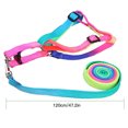 thumbnail image 2 of Pet Walking Leash Harness Set Outdoor Pet Walking Colorful Nylon Adjustable Harness Pull Strap Kit, 2 of 9