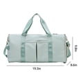 thumbnail image 3 of JOGZMZ Gym Bag for Women and Men Workout Bag for Sports and Travel Water Proof Duffel Bag with Shoe and Wet Clothes Compartments, 19.3x9.3x8.6in, 3 of 7