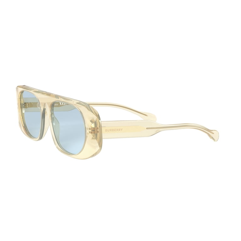 Burberry Women\'s Transparent Yellow Sunglasses! BURBERRY BE4322 387980 Transparent Yellow Azure 61 mm  main image 3