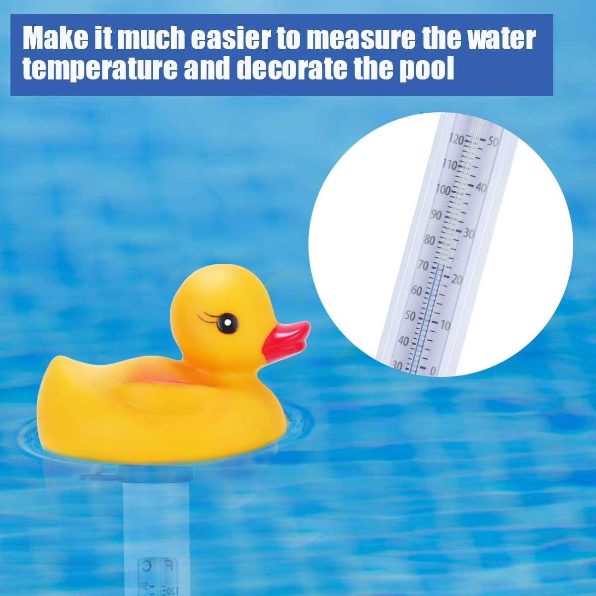 Thermomètre Flottant Canard Pour Piscine – Ludique Et Précis