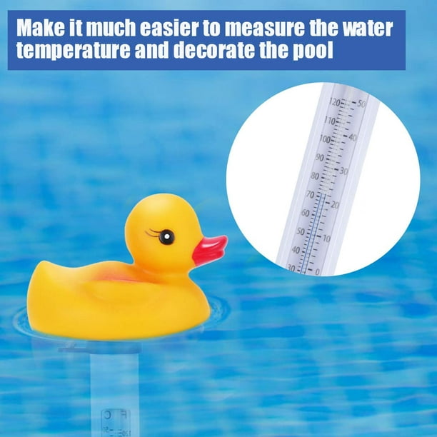 Acheter Thermomètre de piscine flottant, thermomètre de température de l'eau  avec corde pour extérieur et intérieur