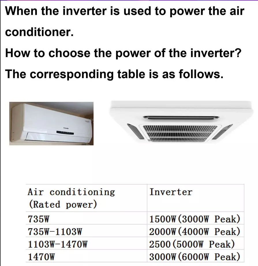 2000W 4000W Max 72V to 110V 120V Pure Sine Wave Power Inverter Car Converter USB
