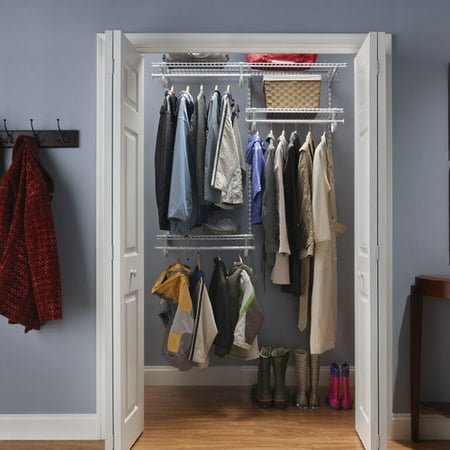 closet shelftrack adjustable closetmaid organizer kit system wide walmart 2873