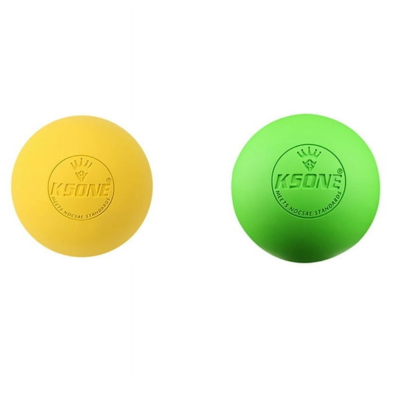 2PCS Massage Ball 6.3cm Fascia Ball Ball Yoga Muscle Relaxation Portable Physiotherapy Ball, 1 & 3