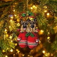 thumbnail image 3 of Eyicmarn Christmas Tree Ornament: Adorable Dog Design, 3 of 8