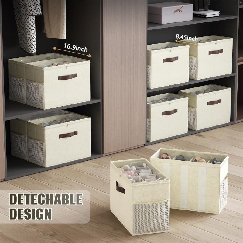 Shoe Protector Box Moisture Resistant Dustproof Travel Storage Solution
