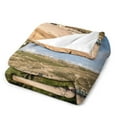 Perranporth Throw Blanket Decorative Sofa Moving Quilt Blankets