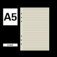 thumbnail image 2 of SEIWEI 80Pcs A5/A6 Refill Paper Thick Refillable Paper 6 Ring Binder Loose-Leaf Design, 2 of 7