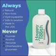thumbnail image 3 of Enjuague bucal Happy Tooth con hidroxiapatita para blanquear los dientes, 600 ml, 3 of 5