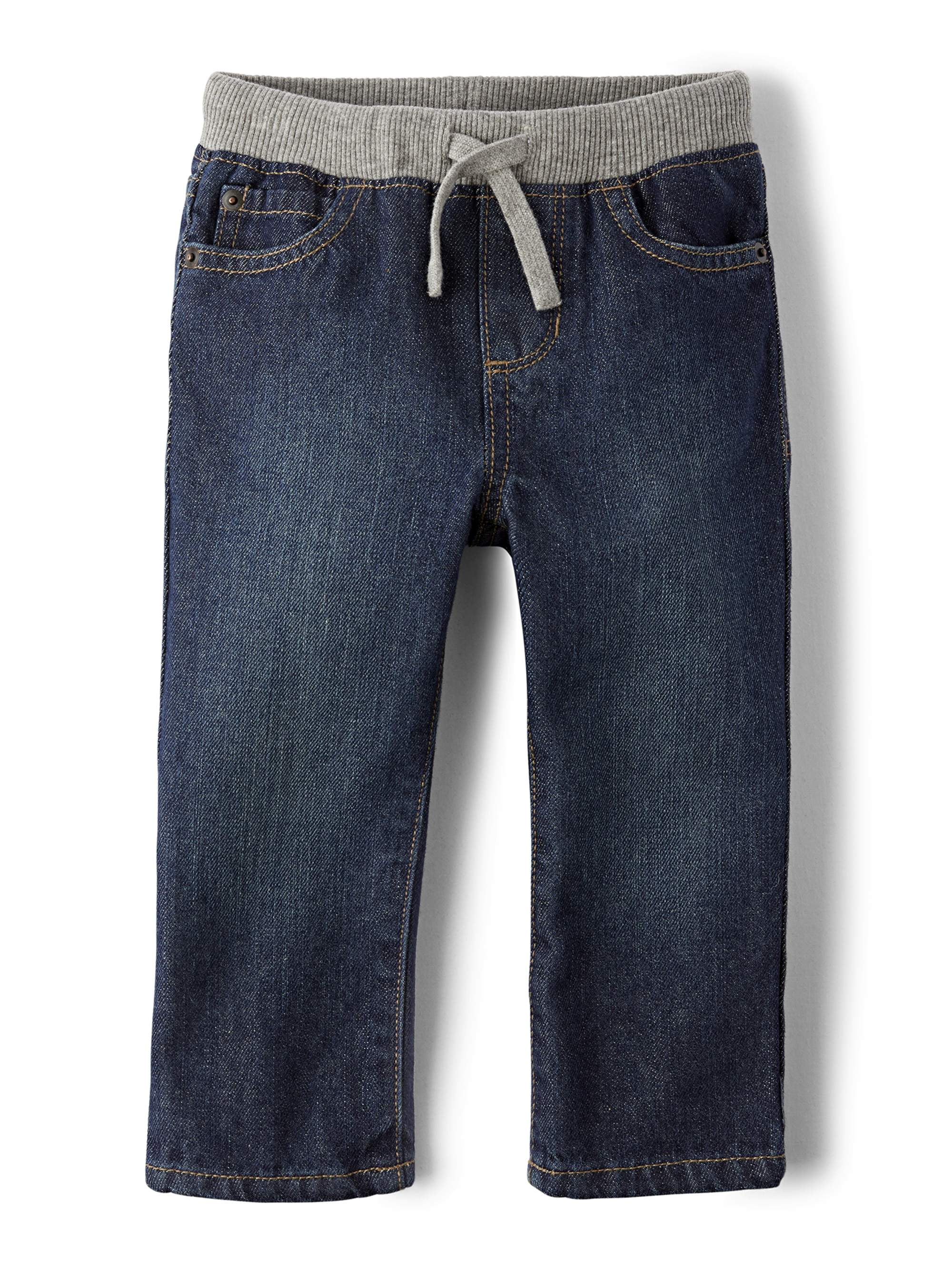 Gymboree Elastic Waist Dark Wash Blue Denim Jeans NEW NWT 