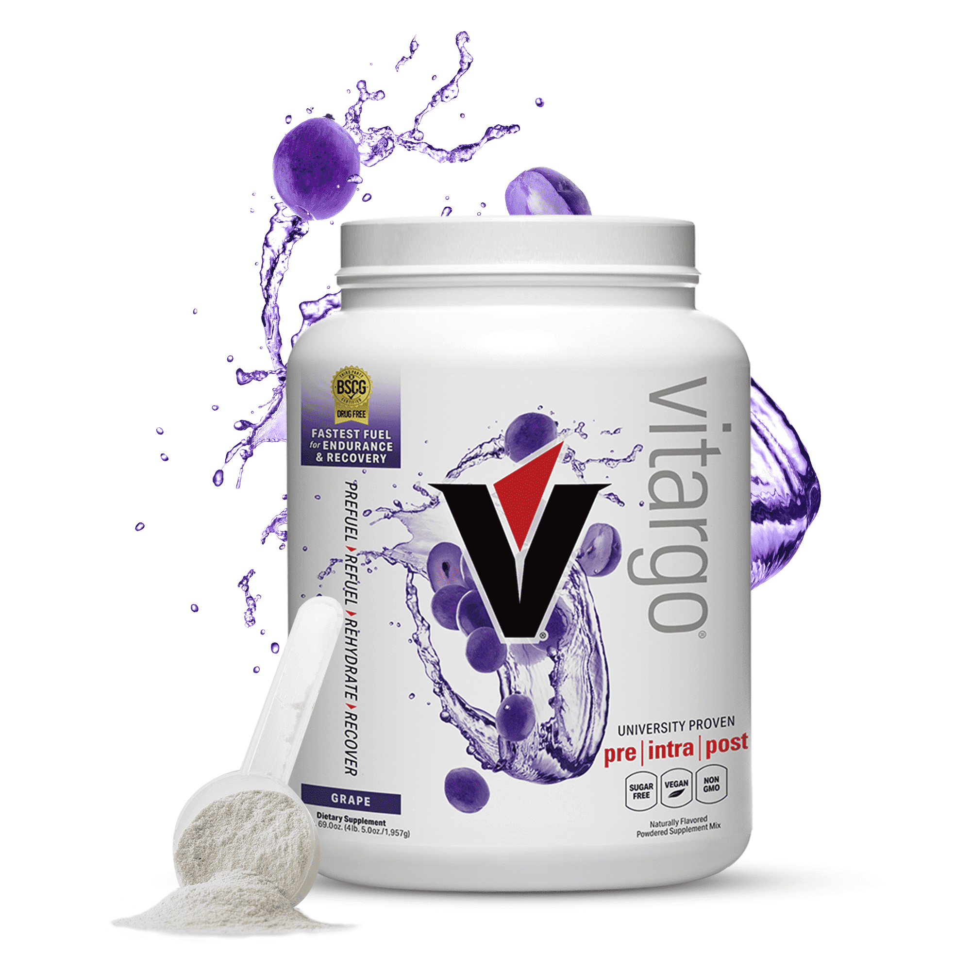 Vitargo Grape 50 Scoop, Fast Digesting Carbohydrate, 4.3 lbs., Sports Fuel