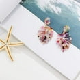 thumbnail image 7 of EASTIN 3 Pcs Palm Leaf Acrylic Earrings for Women Drop Dangle Statement Earrings Bohemian Resin Jewelry, 7 of 7