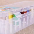 thumbnail image 6 of ACDANC Large Capacity Sewing Thread Holder for Spools of Thread Fishing Line Sorting Box Empty Thread Storage Box Sewing Yarn Spools Container Storage Case, 6 of 7