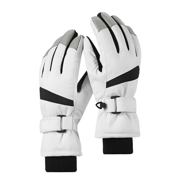 TELOLY Ski Gloves Snow Gloves for Women Waterproof Snowboard Gloves Insulated Touchscreen Snowmobile Gloves for Cold Weather Windproof Warm Skiing Gloves with Pocket