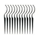 thumbnail image 1 of Paquete de 12 extensiones de pestañas, ligeras y cómodas. Negro, 1 of 9