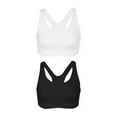 thumbnail image 2 of Leading Lady, The Serena, Racerback Sports Bra, Wireless, Full Coverage Unpadded Cups, Moisture Wicking Cotton, Light Support (Women's & Women's Plus), 2 of 11