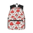 thumbnail image 2 of Goofa Amanita Red Mushroom Print Casual Backpack for Women Men,Waterproof High School Bookbag,Lightweight Travel Daypack,Classic College Backpack,Laptob Backpack, 2 of 6