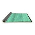 thumbnail image 2 of Ahgly Company Indoor Rectangle Solid Turquoise Blue Modern Area Rugs, 4' x 6', 2 of 4