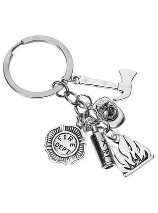 Modern Firefighter Keychain Belt & Pocket Clips for Sale