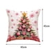 thumbnail image 5 of Funda de cojín navideña con estampado de copos de nieve, decorativa para cama y exterior. Estilo C, 5 of 6