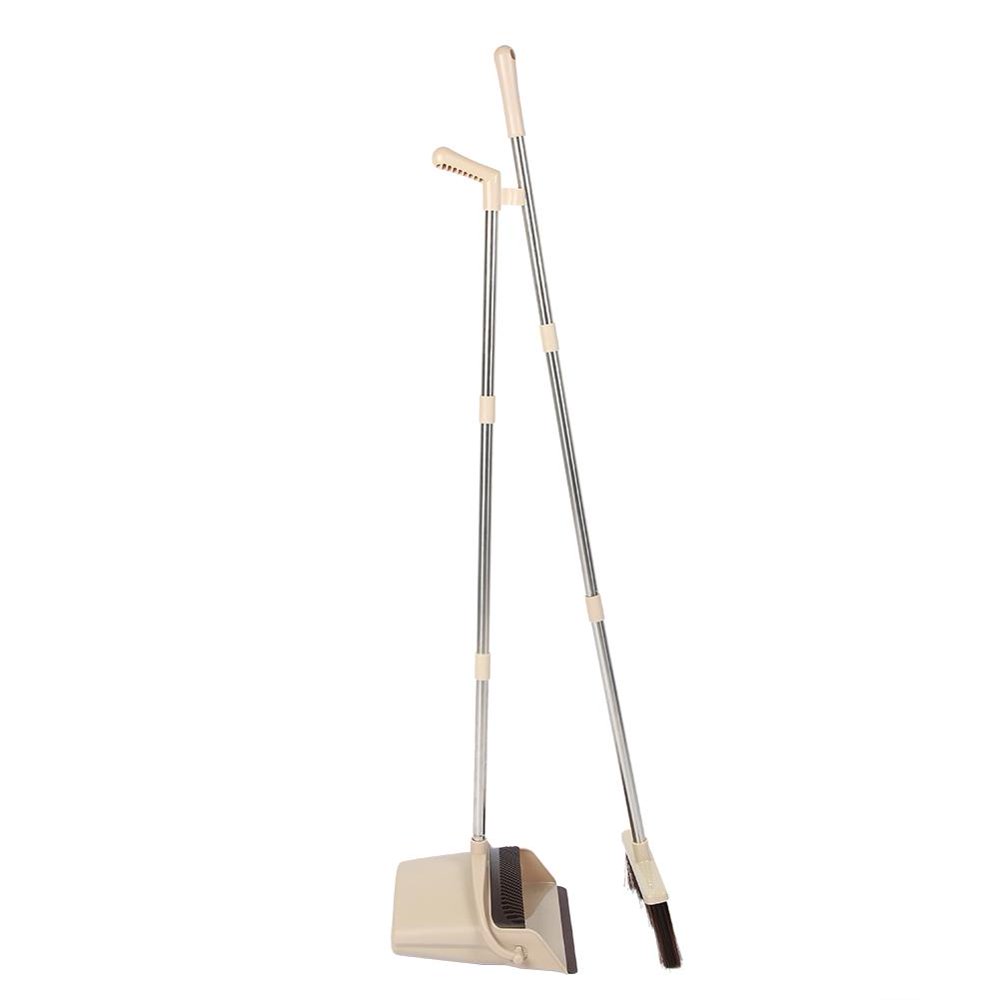 LYUMO Dustpan Broom, Folding Dustpan, Standup Folding Dustpan Broom