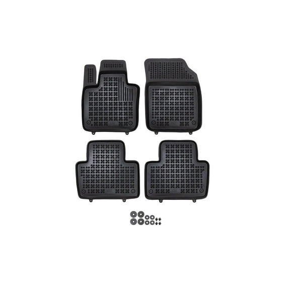 Floor Mat Set Rubber Black 82438620 for Volvo XC90