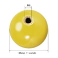 thumbnail image 2 of Reemplazo de partes de joystick rocker de Unique Bargains, parte superior redonda de bola para juegos de lucha arcade Amarillo 2Pcs, 2 of 3