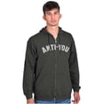 thumbnail image 5 of Funny Anti You Sarcastic Attitude Zip Up Hoodie Men's Women's Brisco Brands S, 5 of 6
